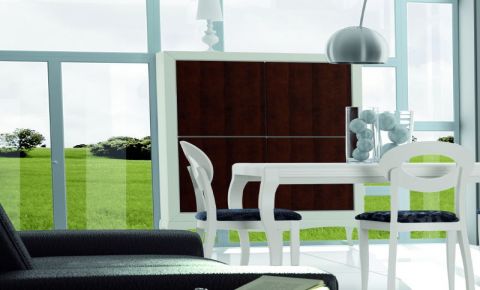 Mueble rústico por módulos de cuatro puertas